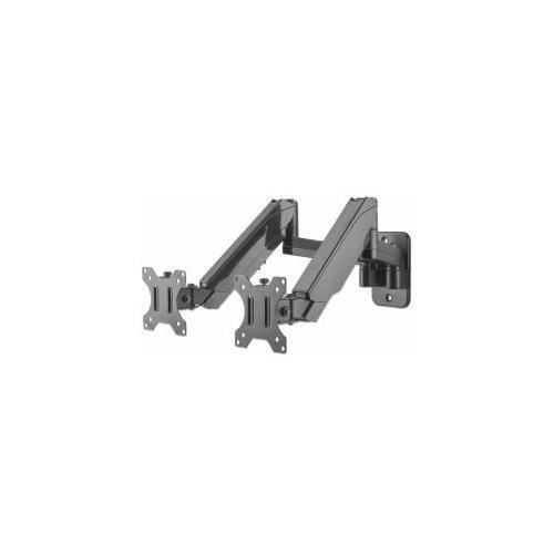 Manhattan   support mural décran plat 813 cm [32] Noir (WALL MOUNT FULL MOTION 27-32IN- GAS VESA 75X75/100X100 16KG) – 461627