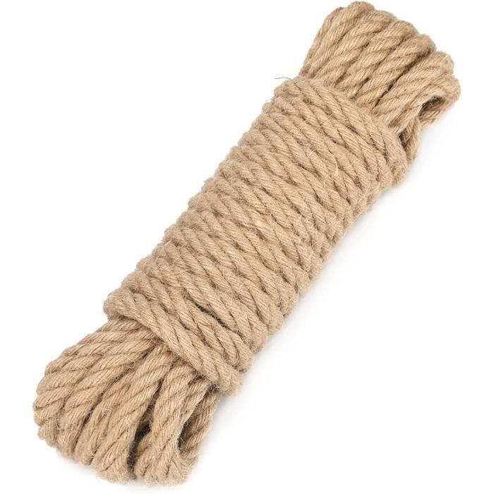 Corde Jute Naturelle Jalunth - 6-51mm DIY Décoration Jardin