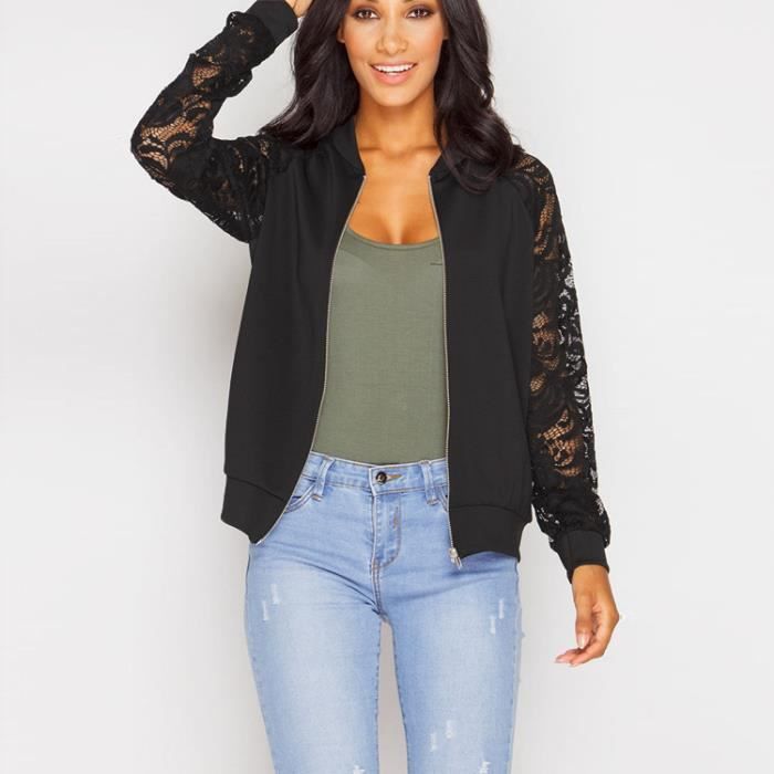 Bombers dentelle on sale femme