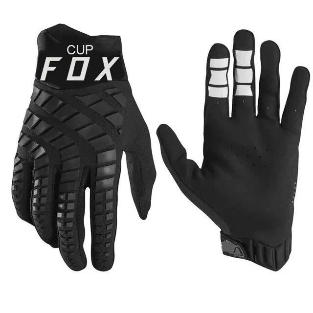 Gant Moto Cross Enfant Gants De Moto Tout-terrain Avec Protection Phalanges - Doigts Tactiles, Ventilation, Pour Motocross, VTT, Cyclisme - Taille Unique Ajustable