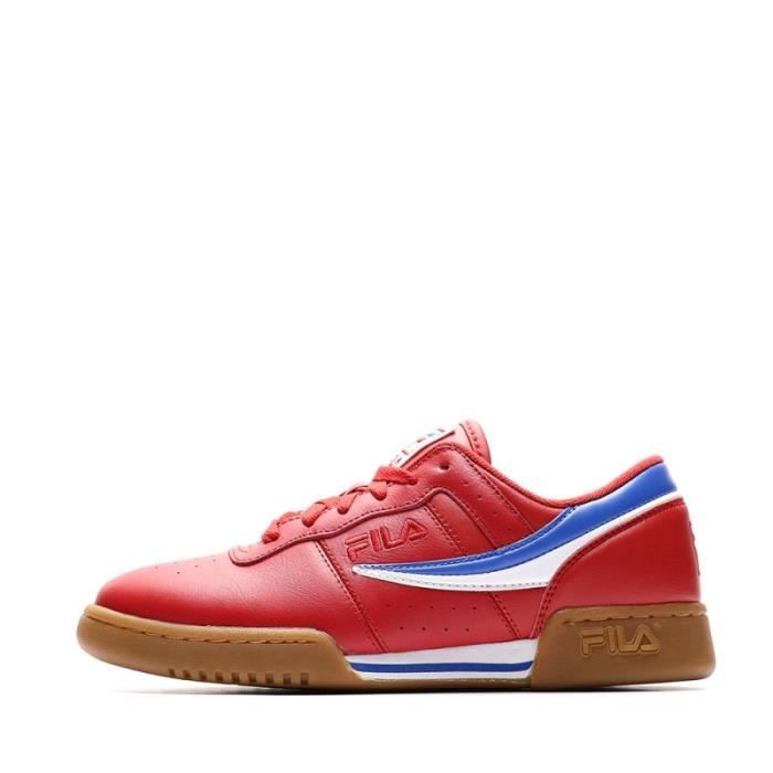 basket fila homme rouge