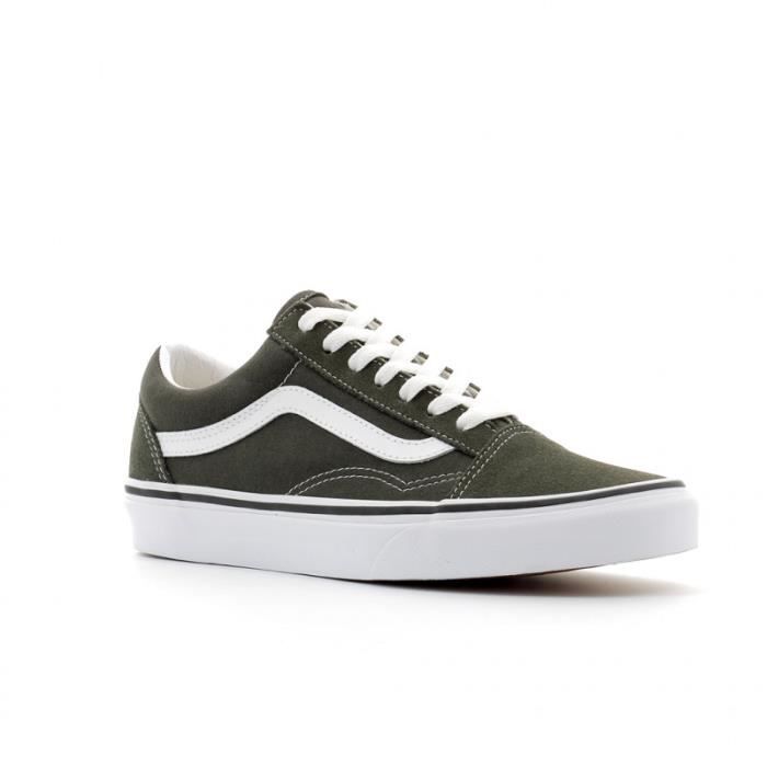 vans chaussure vert foncé