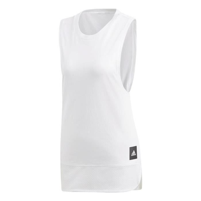 T-Shirt - ADIDAS - ID Tank Top - 100% coton - Sans manche - Col arrondi