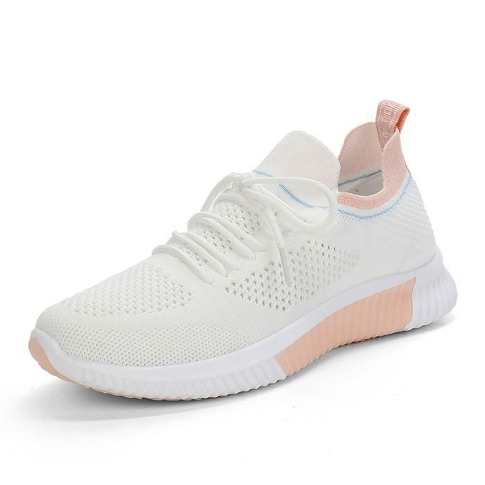 Baskets Femme Chaussures De Sport Casual Chaussures Noir Noir - Chaussures