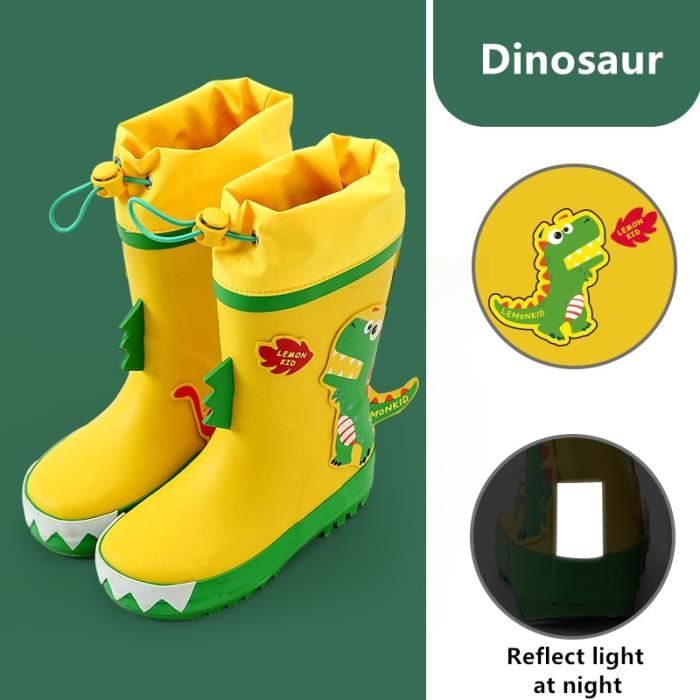 Bottes De Pluie Antidérapantes Pour Enfants Unisexes - Chaussures Imperméables Légères Et Confortables