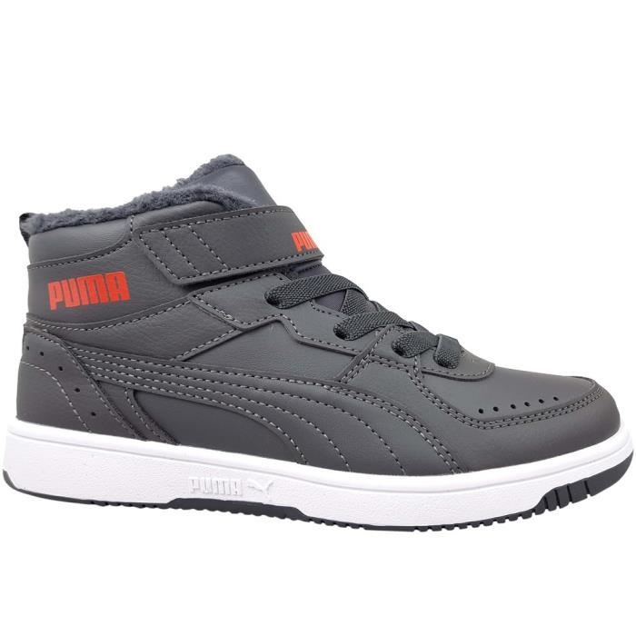 Puma Chaussures PUMA Rebound Joy Fur PS Graphite - Mixte/Enfant