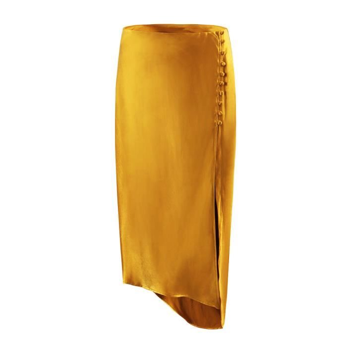 Haut à fente - Jaune