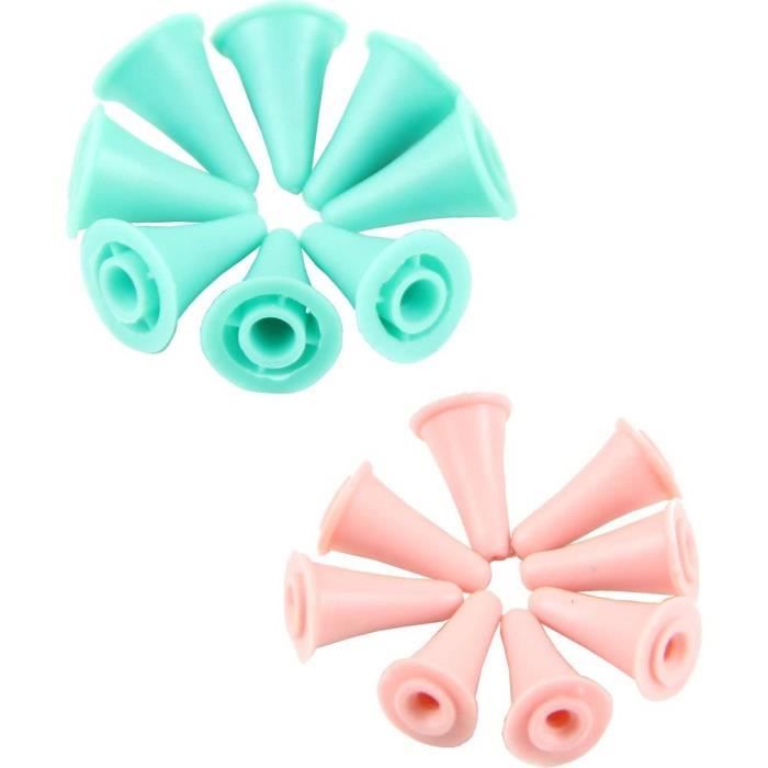 Gadgets Loisirs Créatifs 16 Bouchons D'Aiguilles à Tricoter En