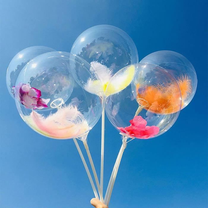 Lot De 100 Tiges Pour Ballons En Plastique Réutilisables - Accessoire Décoration Fête Parfaite