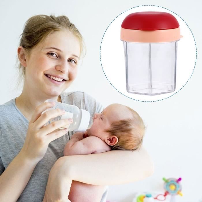 Boite Divisee De Distributeur De Formule De Bebe De Recipient Portatif De Lait En Poudre Pour 1pc Conteneur Mixte Tri Selectif Cdiscount Maison