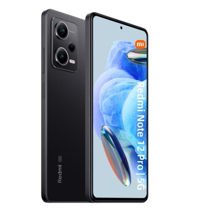 XIAOMI Redmi Note 12 PRO 5G 8Go 256Go Noir Minuit Smartphone