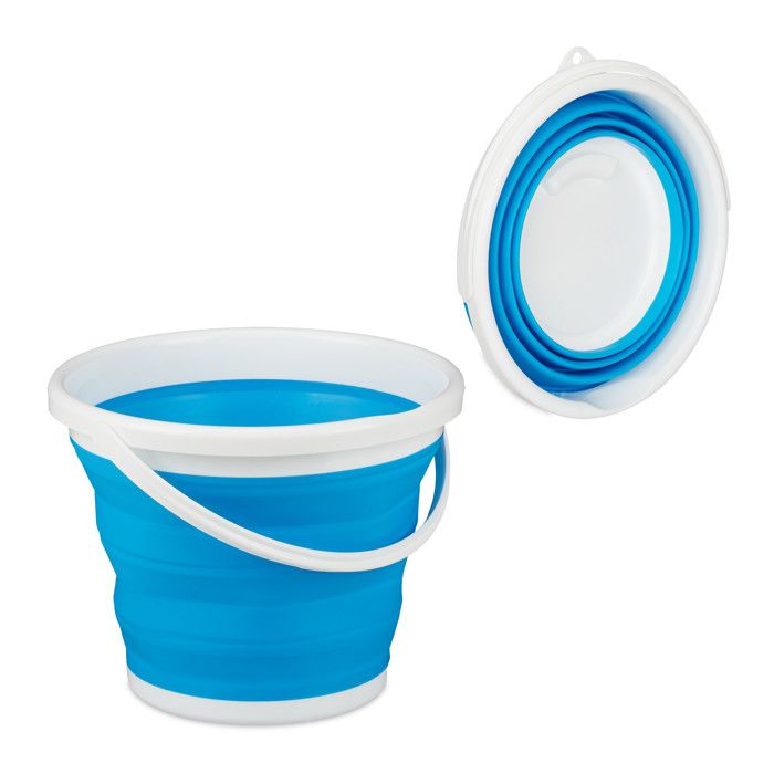 Camping,Seau pliable pour lavage de voiture,3l,multi-usages,pour