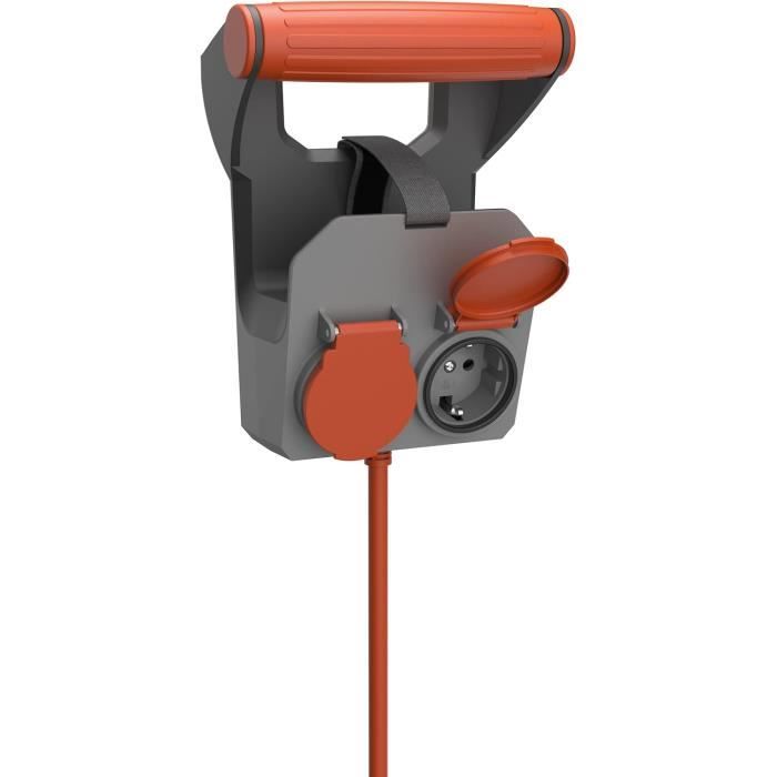 Boîtier De Sécurité Fiche Et Prise, Boitier Protection Prise Electrique Exterieur Boitier De Protection Etanche Pour Rallonge Prolongateur Jardin Rallonge Prise Boite Cache Prise Electrique 88318797