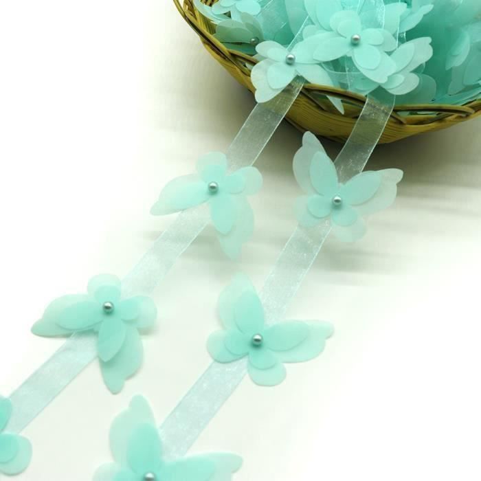 18 Patchs Papillon Organza 3D - 9 Couleurs Pour Décorer Vêtements Et Sacs DIY