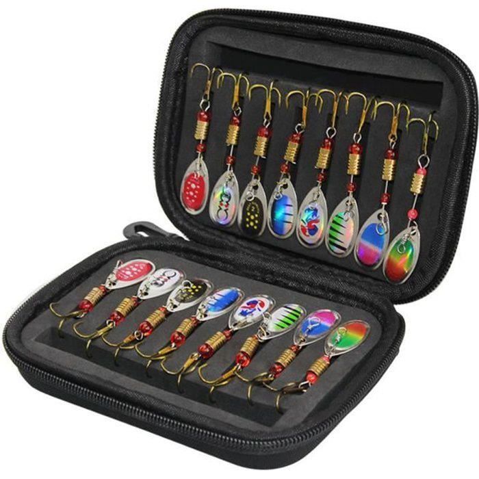 Lot De 5 Cuillères à Truite 4g - Leurres Clignotants Pour Pêche (perche, Truite) En Lac Et Rivière - 7