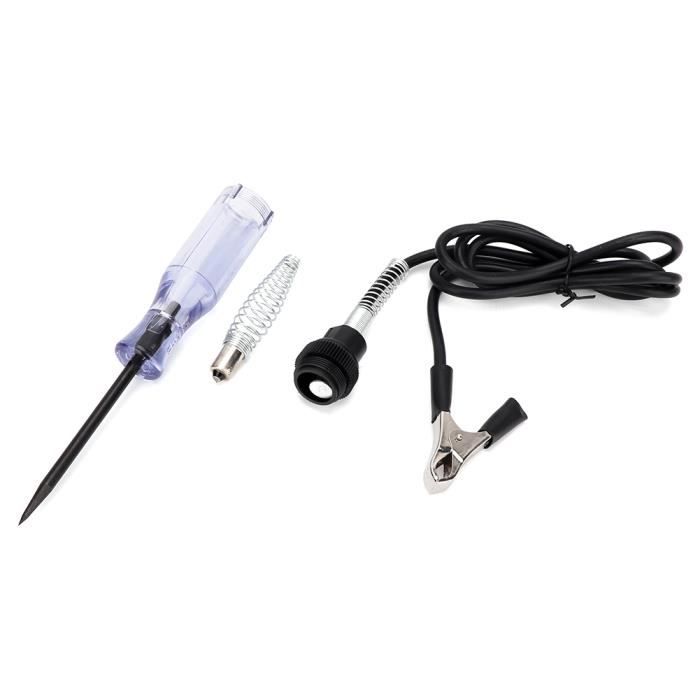 Kit 4 Outils Testeur Électrique Stylo Lumineux + Tournevis - Détection Tension 12-220V CA/CC - Magnétique - 3
