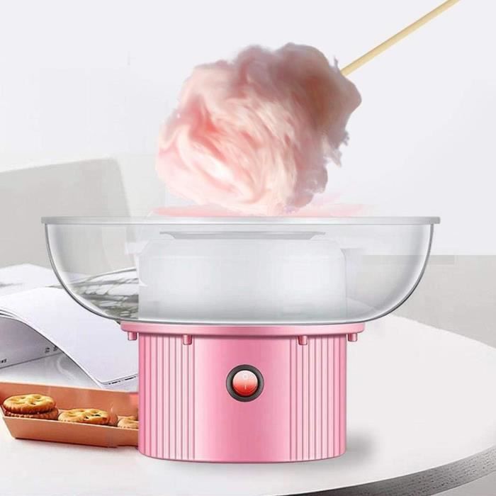Machine à Barbe à Papa Rétro Cotton Candy - Kit Complet Avec Bâtonnets Et Sucre Pour Fêtes
