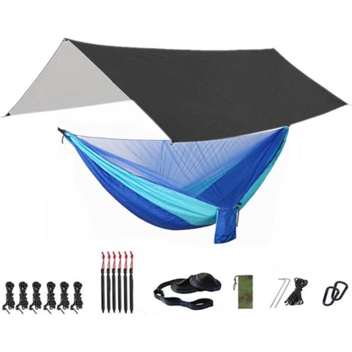 Bâche De Camping Imperméable 110x110 Cm - Housse Protection UV Pour Hamac, Tente - Voyage, Randonnée
