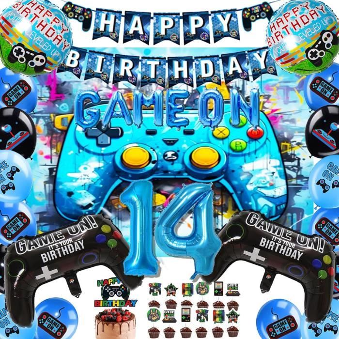 T-Shirt Anniversaire 18 Ans Gamer - Cadeau Garçon 18 Ans - Design Gaming