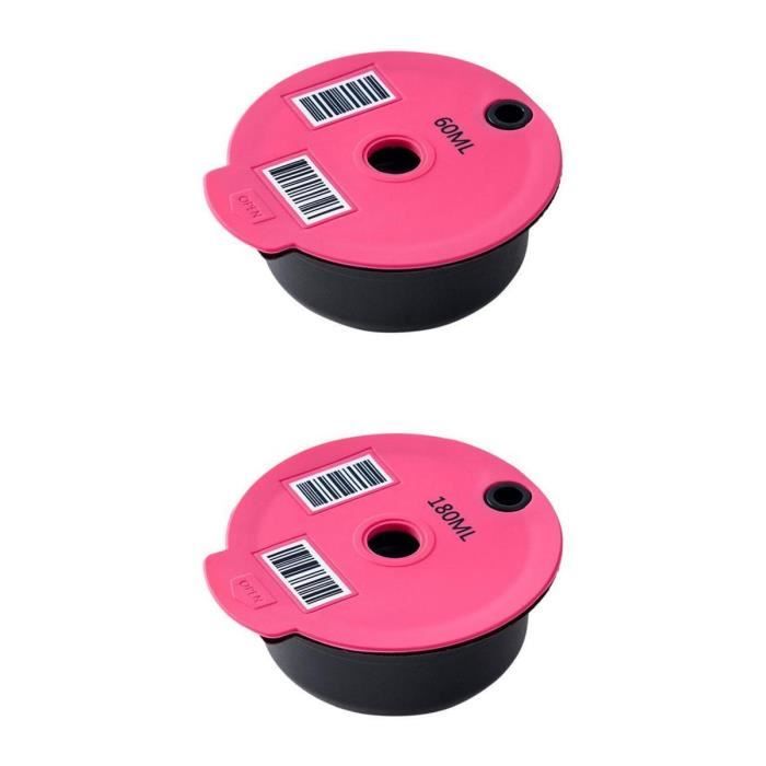 2pcs Dosette de Café Réutilisable pour Dosette de Café Tassimoo Machine