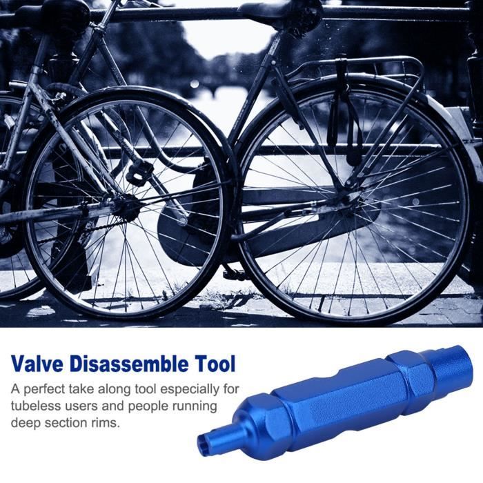 Lot de 10 valves de pneu de vélo, pièces de valve de pneu de
