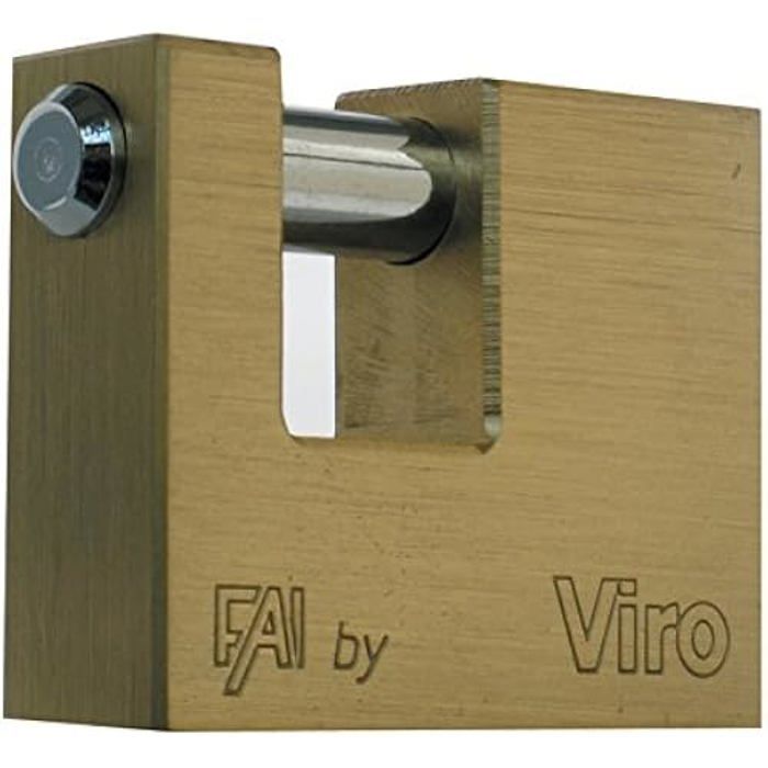 Cadenas Rectangulaire En Zinc à Clé Master Lock 680EURD, Gris