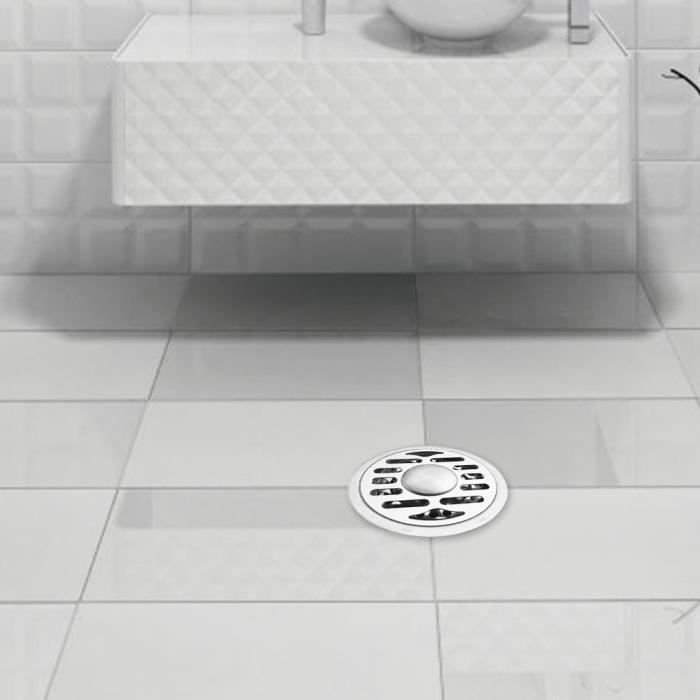 Grille De Drainage Carrée En Acier Inoxydable – 10,5x10,5 Cm – Anti-Débris Pour Douche, Évier Et Jardin