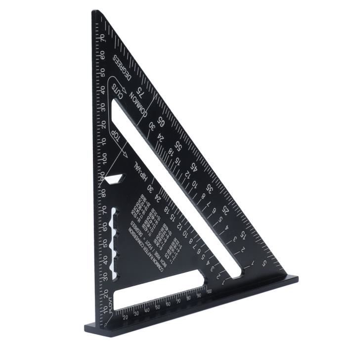 Kit Règles Métal Architectes 4 Pièces – Règle Échelle, Rapporteur, Triangles 30/60 & 45/90, Outils Géométrie Précision Étudiants & Pros