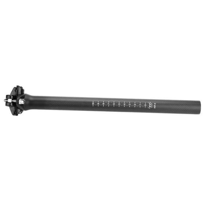 Tige De Selle En Carbone Pour VTT/Vélo - Diamètres 27.2/30.8/31.6mm - Longueur 350 Ou 400mm