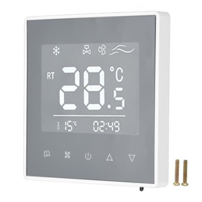 Cikonielf Thermostat Flame Retardant AC220V Air Conditioning Controller