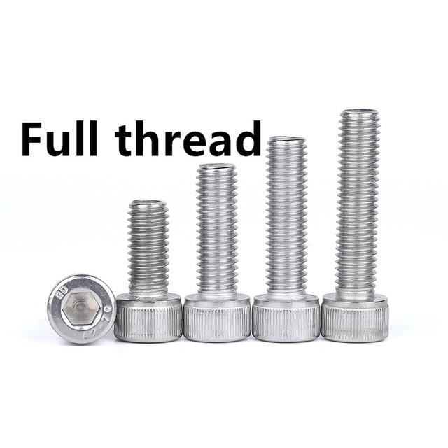 10 Vis à Tête Capuchon A2 Inox - Allen 1/4" 5/16" 3/8" UNC - Pour Custom Harley, Bricolage, Mécanique