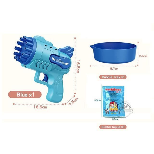 Eaglestone Pistolets à bulles pour tout-petits, pack - Machine à bulles automatique avec lumière