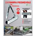 Transport Et Rangement - 2 X Rampe Pliable | Chargement 400kg |rampes Pliables Moto Tracteur Remorque D’accès| Résistant Pratiqu-1