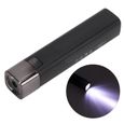 lampe de poche USB Lampe de poche rechargeable Super Bright Mini torche électrique USB avec fonction de banque-HUA-1