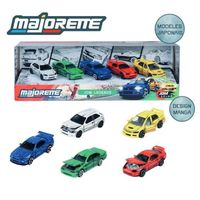 Majorette - JDM 5 Pièces Giftpack - Univers Manga - Véhicules à Roues Libres - Reproduction Originale à l'Echelle 1/64ème - Fonctions de Jeu - A Partir de 3 Ans