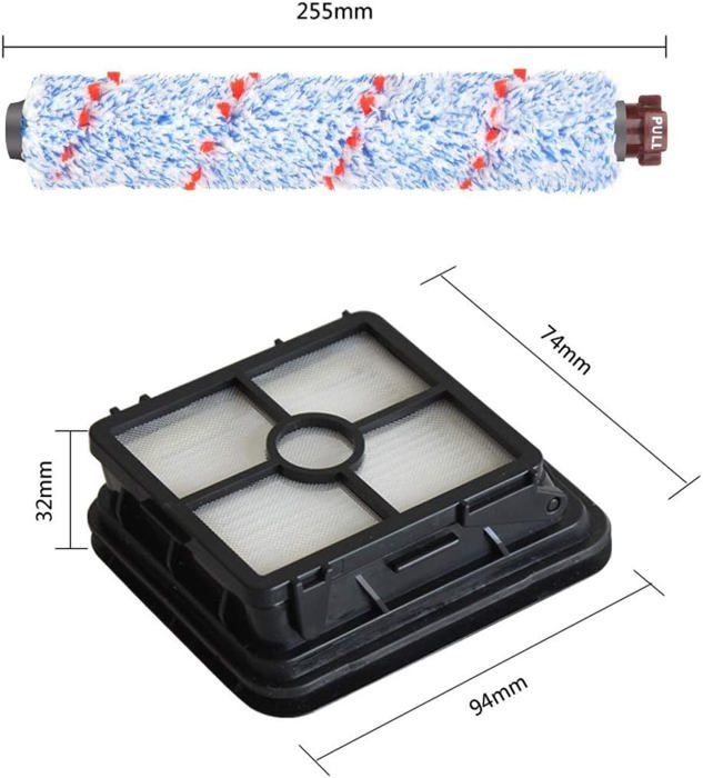 Accessoires Pour Aspirateur Filtre à Brosse à Rouleau Pour Bissell Crosswave 1785 Series, Kit De