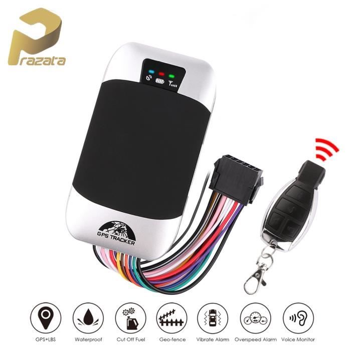 Tracker couleur avec boite Prazata Trakur GPS de Voiture GSM Localisateur GPS Pour Vehicule TK303G ETANCH Cdiscount Auto