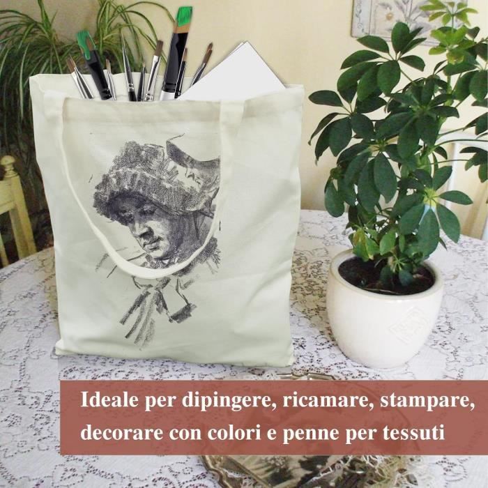 Tote bag vierge cdiscount 2025