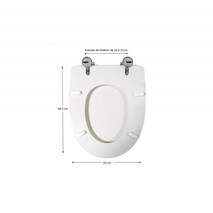 ESPINOSA Abattant pour wc de marque ALLIA modele Agora et SELLES modele Royan 2 Dito Cdiscount Bricolage