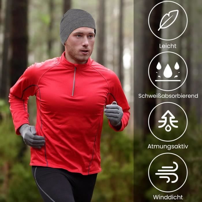 Bonnet Homme Hiver Bonnet Hiver Doublé Polaire - Homme/femme, Acrylique Bonnet Polaire Homme