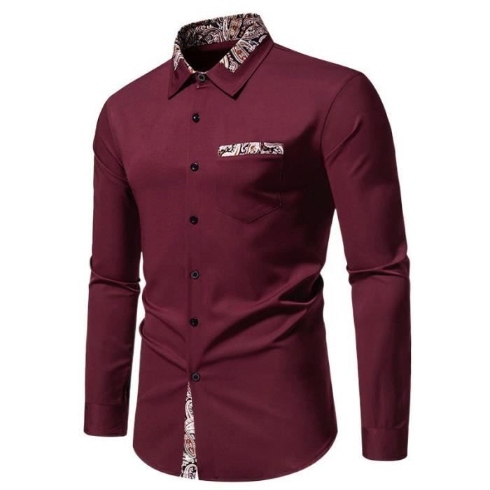 Chemise Reel Legends Homme Poisson Rouge - Manches Longues - Taille M - Graphique
