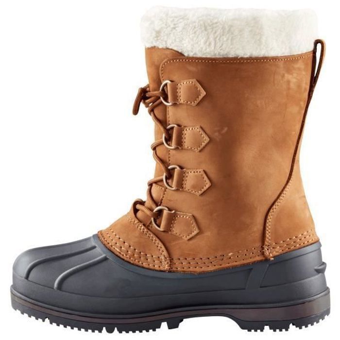 Chaussures Chaudes Bottes Cuir Femme FourrÃ©es Chaussures Chaudes - Main Image