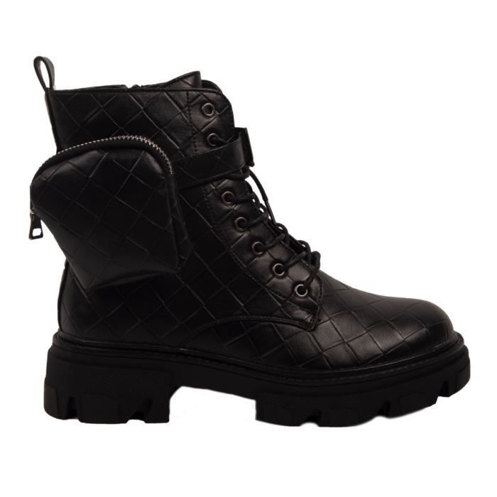 Rangers femme cuir noir on sale
