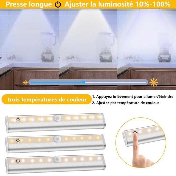 Lampe d'armoire à ampoule LED portable, veilleuse, lampe