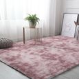 100 x 200 cm Salon chevet Tie-teints tapis tapis de sol chambre tapis moelleux-2