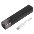 lampe de poche USB Lampe de poche rechargeable Super Bright Mini torche électrique USB avec fonction de banque-HUA-2