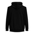 Sweatshirt zippé à capuche Jack & Jones Basic Noir - black - 7XL-2
