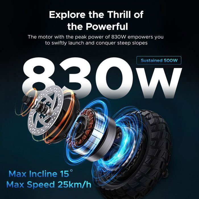 ENGWE Y400 - Trottinette électrique Adulte - Autonomie 50km Moteur 500w Pneus 10 Pouces Gris~p158493952