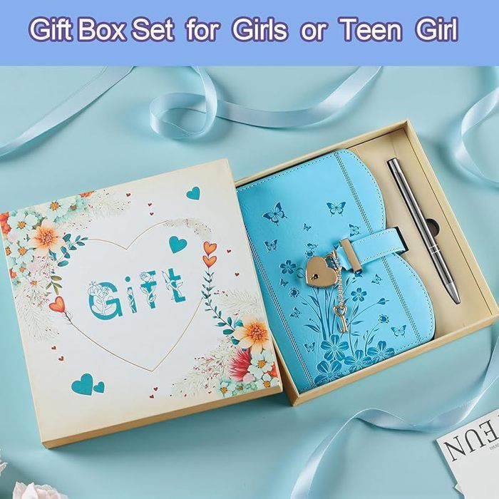 Journal Intime Avec Cadenas à Code Pour Garçon – Carnet A5 180 Pages, Couverture PU, Cadeau Rentrée Scolaire 8-16 Ans