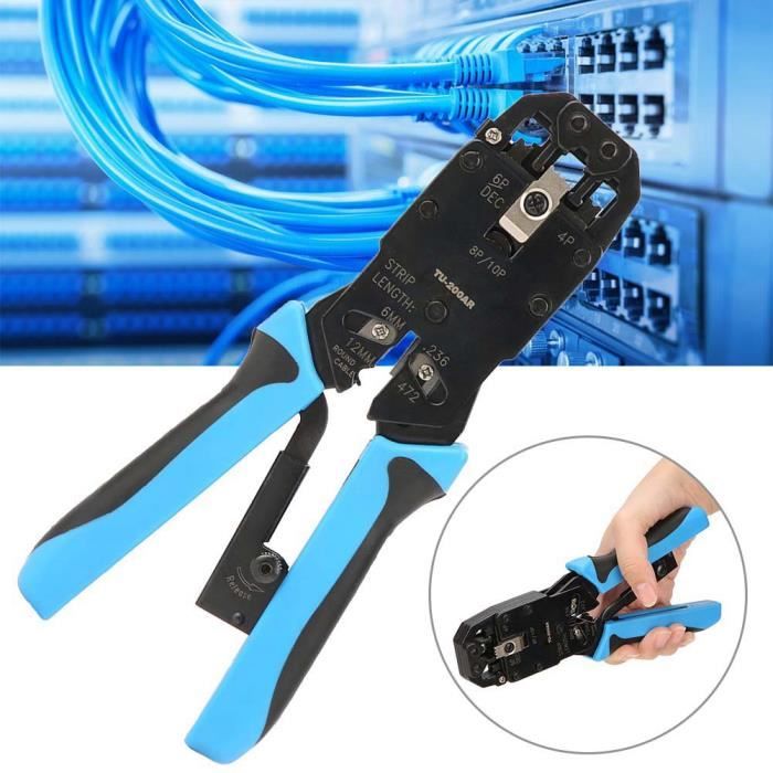Outil De Sertissage De Cable Tu-200Ar Pince À Sertir Réseau Pince À ...